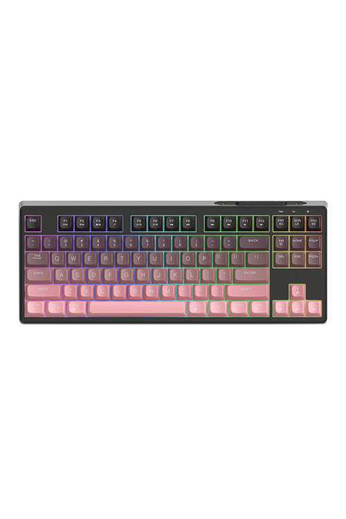 M87 2.4g Bt5.0 Çift Bağlantılı Tft Led Ekranlı Rainbow Gaming Oyuncu Klavye