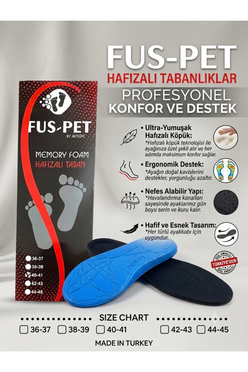 Askervadisi Fuspet Memory Foam Hafızalı Tabanlık