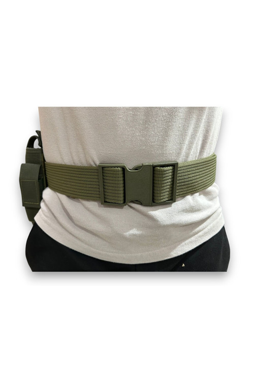 Aksoy Tactical Haki Er Erbaş Acemi Asker Eğittim Palaskası Ve Universal Tabanca Kılıfı