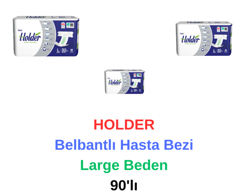 - Belbantlı Hasta Bezi Large Beden 90'lı