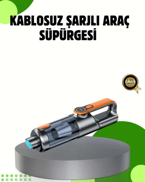 Şarjlı Kablosuz El Süpürgesi Yüksek Emiş Güçlü ve Çok Başlıklı - TEOLSA2001-3218