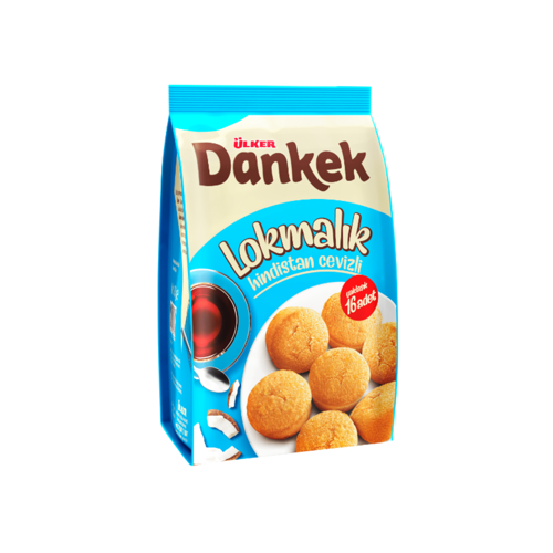DANKEK Lokmalık Hindistan Cevizli Kek - 160 gram - 10 Adet