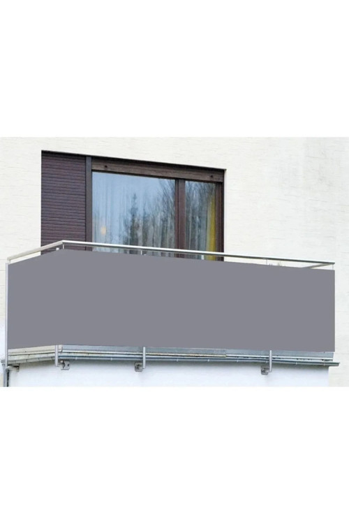 Tentecim 6m X65 Cm Gri Balkon Demiri Brandası Pilsa Fitilli Fitilsiz Yaz Ve Kış Aylarına Dayanıklı
