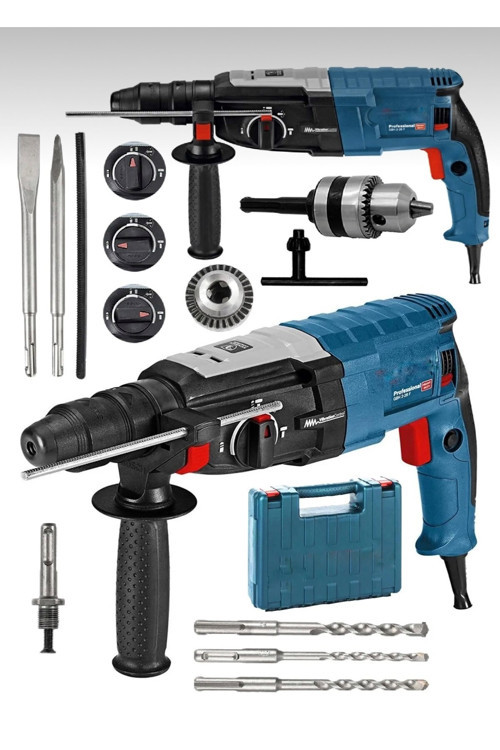 Japan 4500W Çelik Şanzuman Bakir Sargılı 2-28 Kırıcı Delici Hilti Matkap 5 ADET UÇ