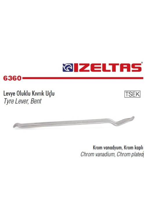 Oluklu Kıvrık Uçlu Levye 600 Mm (6360260600)