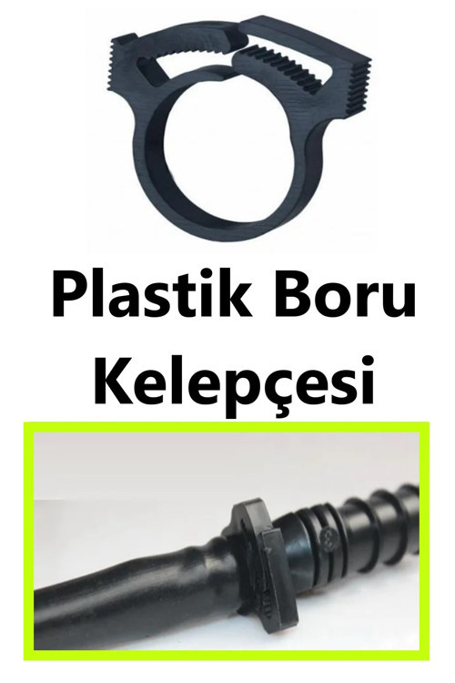 Mgf 16mm. X 500 Adet Plastik Hortum Sıkma Kelepçe Sulama Hortumu Ek Parçaları