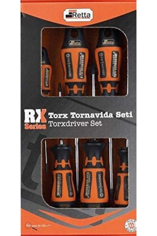 Delikli Torx Tornavida Seti 6 Pç Rx Serıes