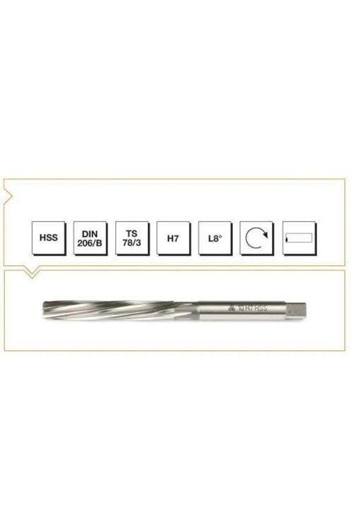 MAKİNA TAKIM HSS DIN 206 Silindirik Saplı El Raybası 23 MM