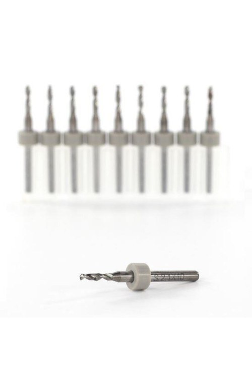 Pcb Mikro Karbür Cnc Matkap Ucu 10lu Set 2,10mm Tungsten 18 Shank