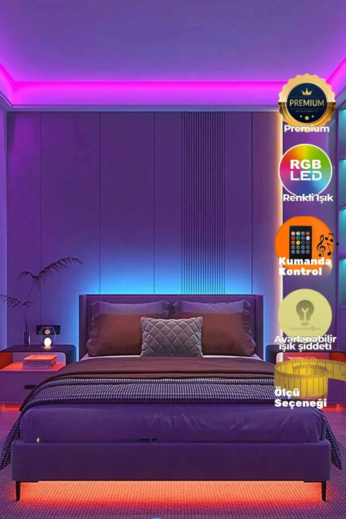 Özel Tasarım Modern Ledli Rgb Lambader