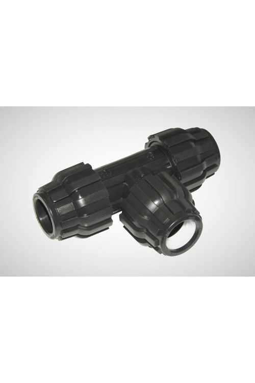 90mm Kaplin Te Polietilen Boru Bağlantı Parçası 90x90x90