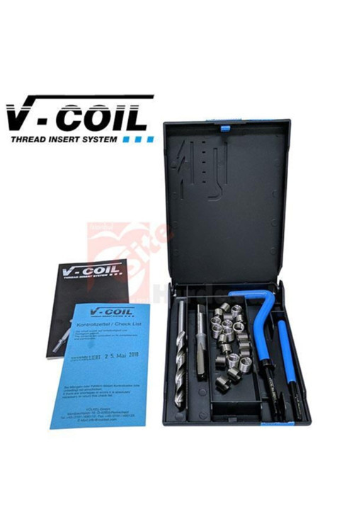 M12X1.75 Helicoil Seti Diş Tamir Takımı V-COIL