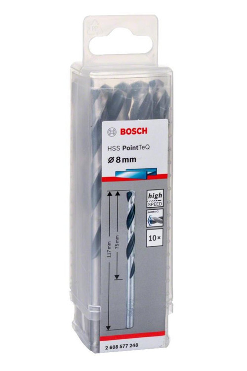Hss-pointeq Metal Matkap Ucu 8,0 Mm 10