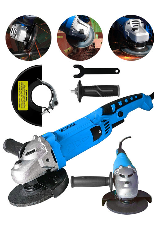Alman 3000 W 6 Kademe Devir Ayarli Sjs Metal Şanzıman Demir Metal Kesme Taşlama Makinesi 125 Mm