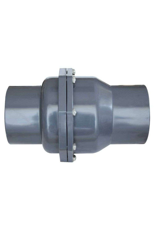 Pvc Çalpara Çekvalf Iki Parçalı Gövde Civatalı 90mm