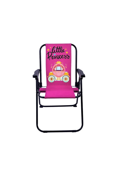 Little Princess 2-6 Yaş Lüx Çocuk Piknik Sandalyesi-mini Kamp Sandalyesi-pembe