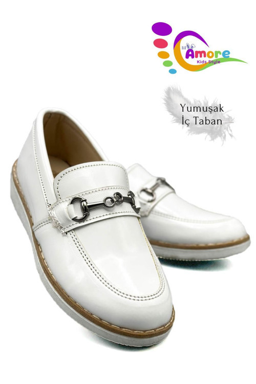 Corcik Model Erkek Çocuk Ayakkabı TR Beyaz