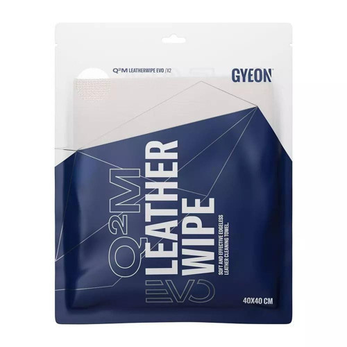 Q²M LeatherWipe EVO Deri Aksam Bezi 2 li Paket - 40x40 cm