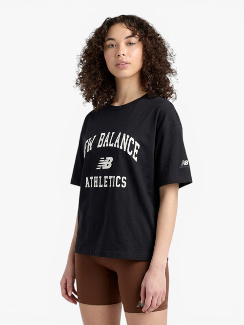 NB LIFESTYLE WOMEN T-SHIRT Kadın Yeşil T-Shirt - WNT1402