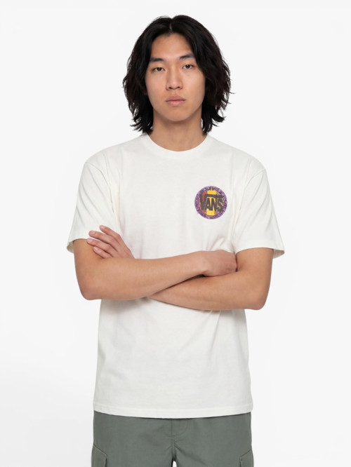 Blotched Circle SS Tee Erkek Beyaz T-Shirt - VN000X14