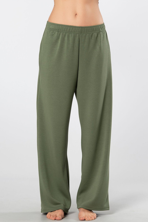 Kadin Boru Paça Esofman Alti 3615/Yeşil