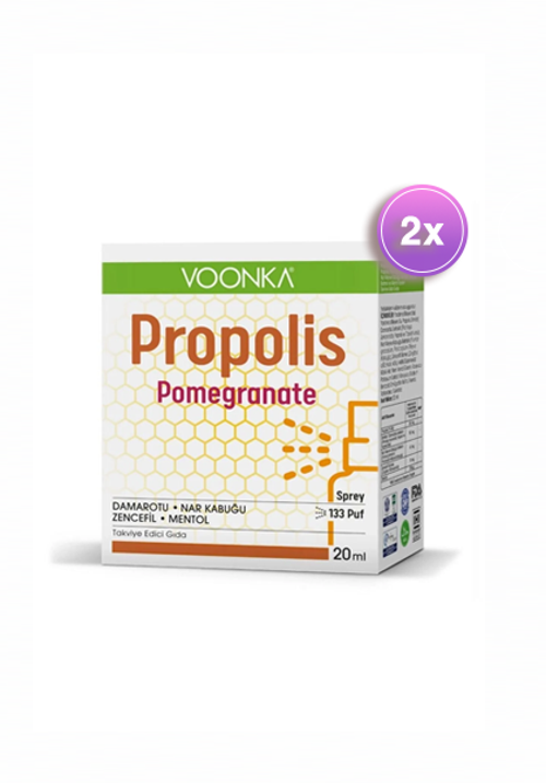 Propolis Pomegranate Sprey 20 ml 2 Adet