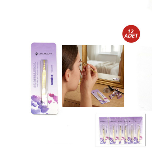 12 ADET SARI CIMBIZ (2818)