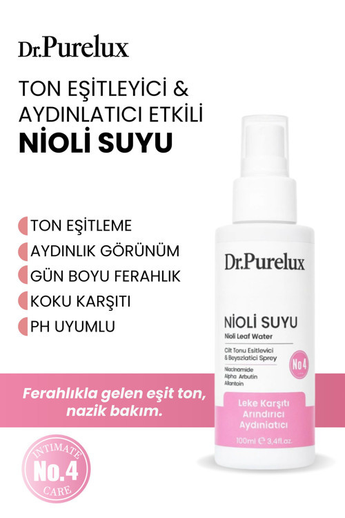 Nioli Suyu İntim Bakım Spreyi – Ton Eşitleyici & Leke Karşıtı I Aydınlatıcı Etkili