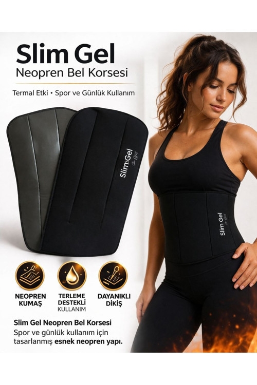 Termal Neopren Bel Korsesi – Isı Tutucu Terletici Etkili – Bel Toparlayıcı Korse - Terleten Korse