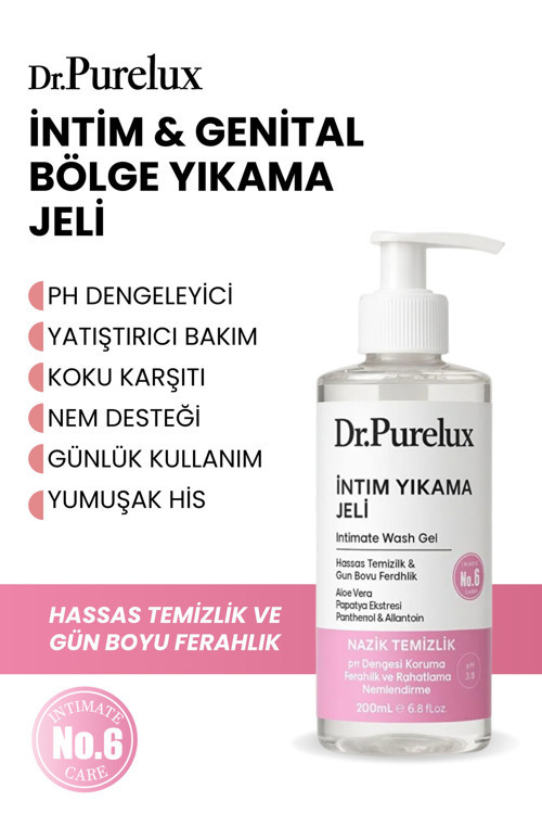 İntim Yıkama Jeli – Hassas Bölge İçin Yatıştırıcı, Ph Koruma, Nazik Ve Dengeli Temizlik