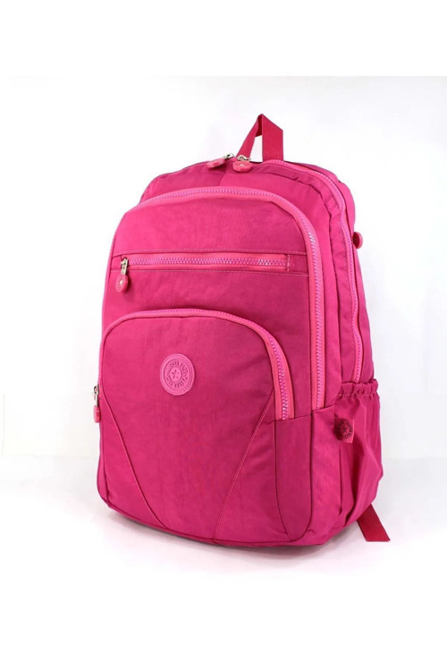 Krinkıl Su Geçirmez Kumaş Büyük Boy Unisex Laptop Okul Seyahat Günlük Sırt Çantası