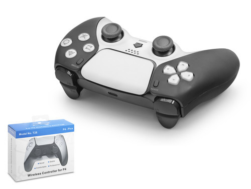 ND500E Bluetooth GamePad Oyun Kolu PS4 Uyumlu DoubleShock 4 Siyah Beyaz