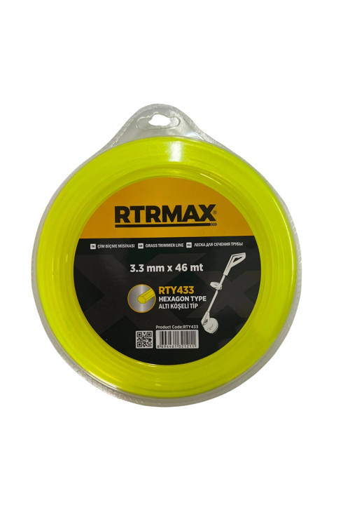 Altı Köşe Tırpan Misinası 3.3mm x 46m