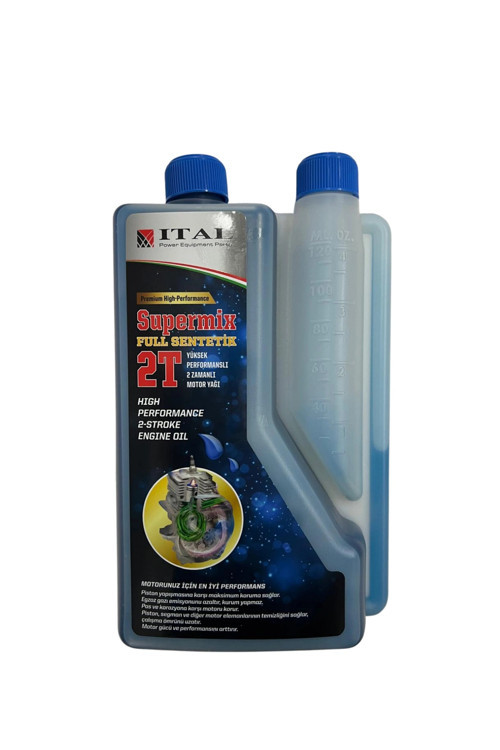Supermix 2T (2 Zamanlı) Ölçekli Mavi Motor Yağı 1L