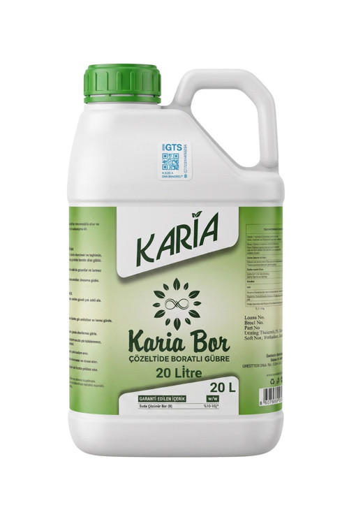 Bor Çözeltide Boratlı Gübre 20 L