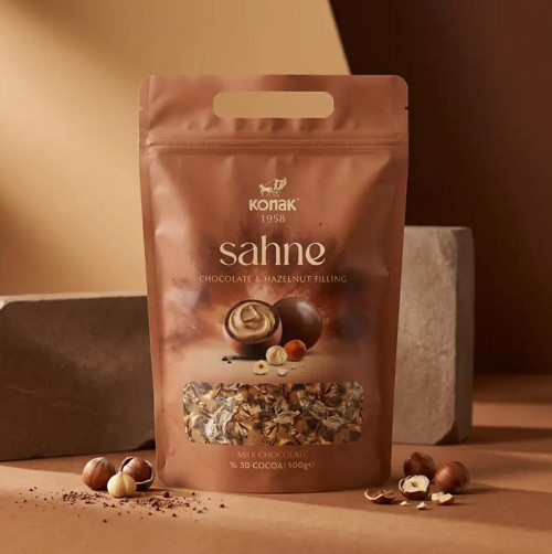 Sahne Fındıklı Sütlü Çikolata 500 GR