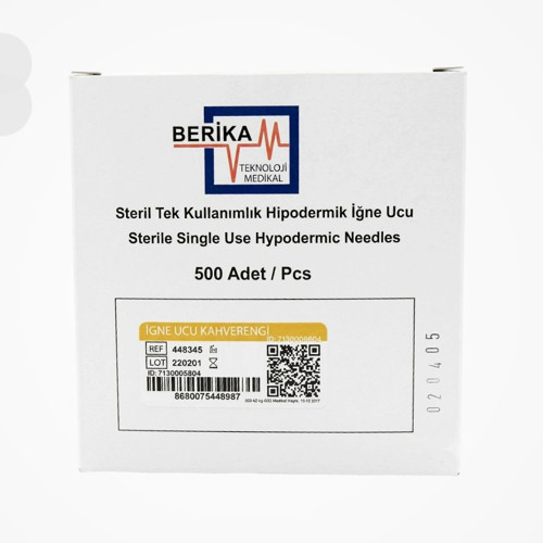 İğne Ucu Kahverengi (26G 13mm) 500'lü Kutu