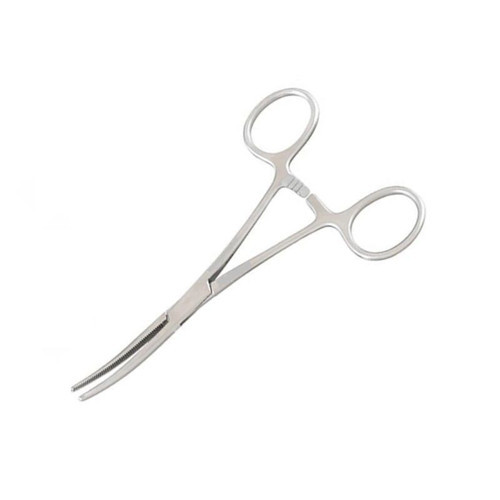 Hemostatik Pens. 16 cm. Eğri (Kavisli Model)