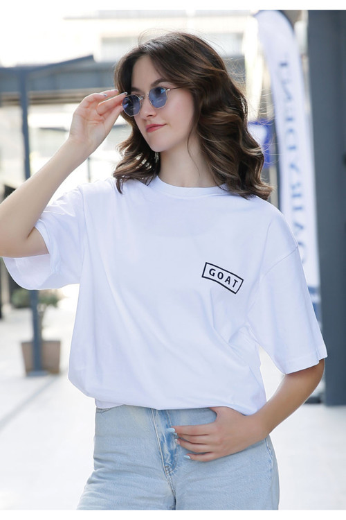Unisex Vegan Beyaz T-Shirt - Goat Tasarım