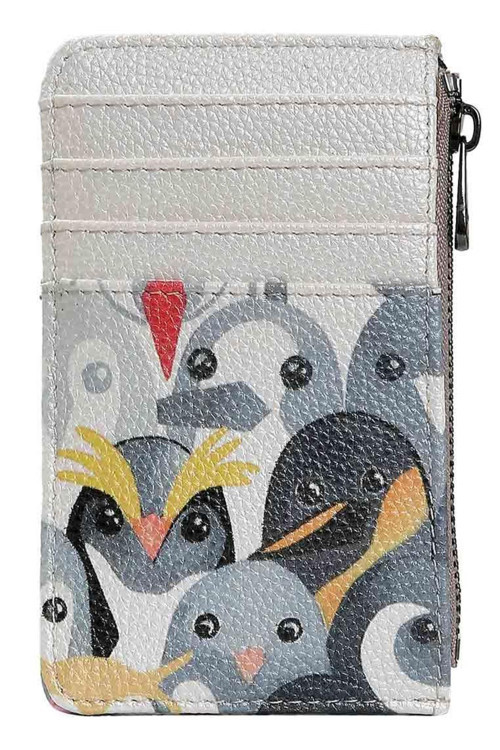 Kadın Gri Cüzdan - Penguins Tasarım