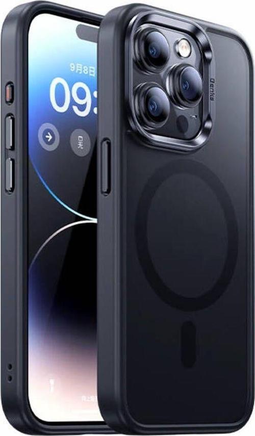 iphone 15 Pro Kılıf Magsafe Şarj Özellikli Benks Mist Protective Kapak Siyah