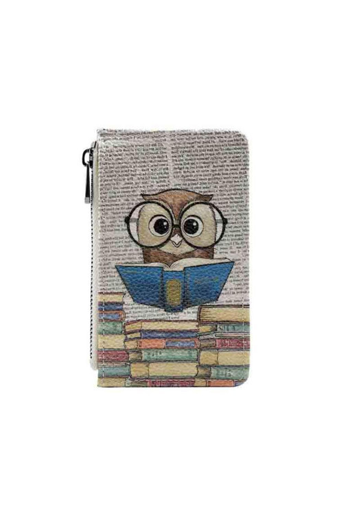 Kadın Çok Renkli Cüzdan - The Wise Owl Tasarım