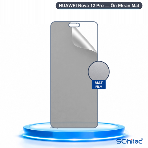 HUAWEI Nova 12 Pro Uyumlu Ön Yüzey Mat Hidrojel Ekran Koruyucu