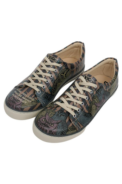 Erkek Vegan Deri Çok Renkli Günlük Sneakers - Ever Feel Like You'Re Being Watched Tasarım