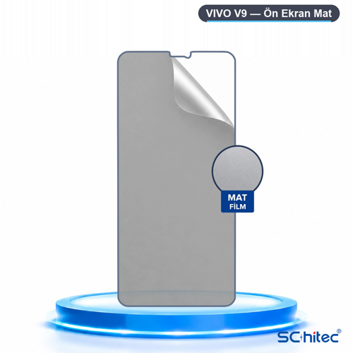 VIVO V9 Uyumlu Ön Yüzey Mat Hidrojel Ekran Koruyucu