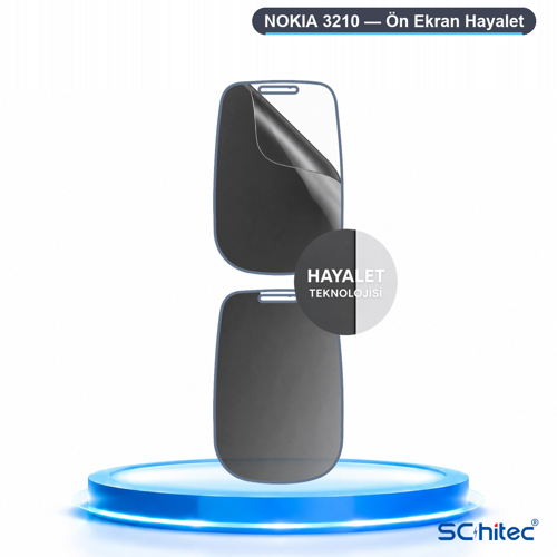 NOKIA 3210 Uyumlu Ön Yüzey Hayalet Privacy Hidrojel Ekran Koruyucu