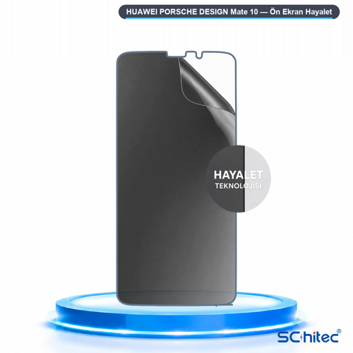 HUAWEI PORSCHE DESIGN Mate 10 Uyumlu Ön Yüzey Hayalet Privacy Hidrojel Ekran Koruyucu
