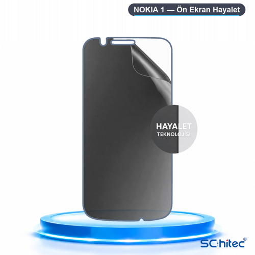 NOKIA 1 Uyumlu Ön Yüzey Hayalet Privacy Hidrojel Ekran Koruyucu