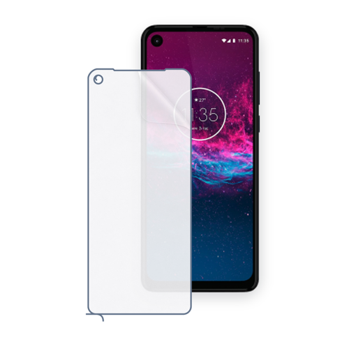 MOTOROLA One Action Uyumlu Ön Yüzey Nano Şeffaf Hidrojel Ekran Koruyucu