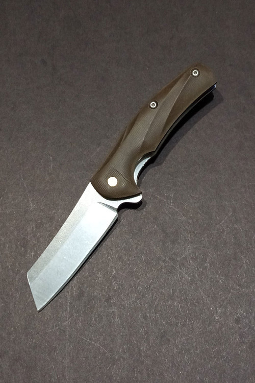 İmzalı 16 cm 4116 Çelik Klipsli Kahverengi Cep Çakısı
